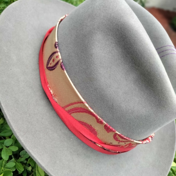 Grey Wool Fedora - Picture 2 of 4